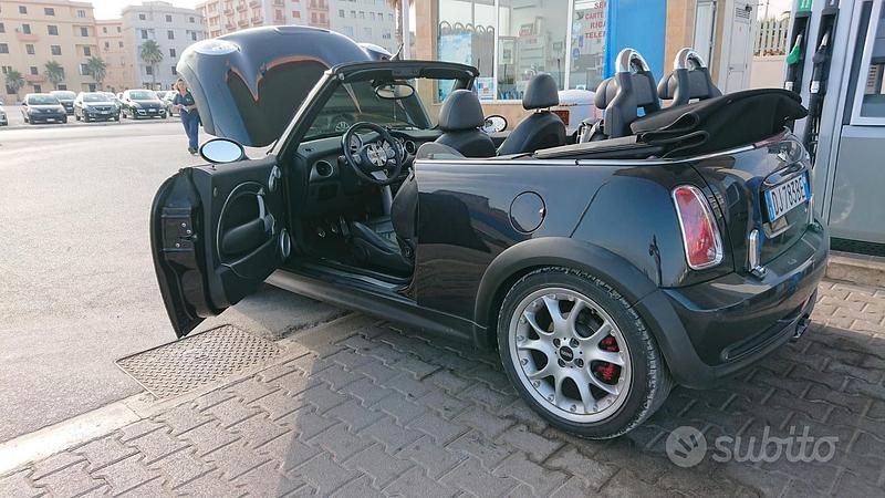 Usata Mini Cooper S Cabriolet 170 CV (125 kW) 2007 Nero Cabrio