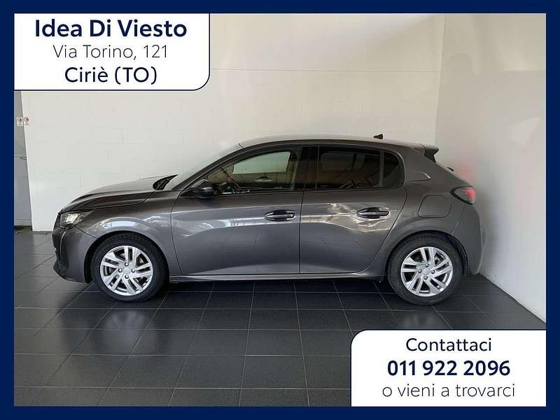 Usata Peugeot 208 Allure 101 CV (74 kW) 2021 Grigio Utilitaria