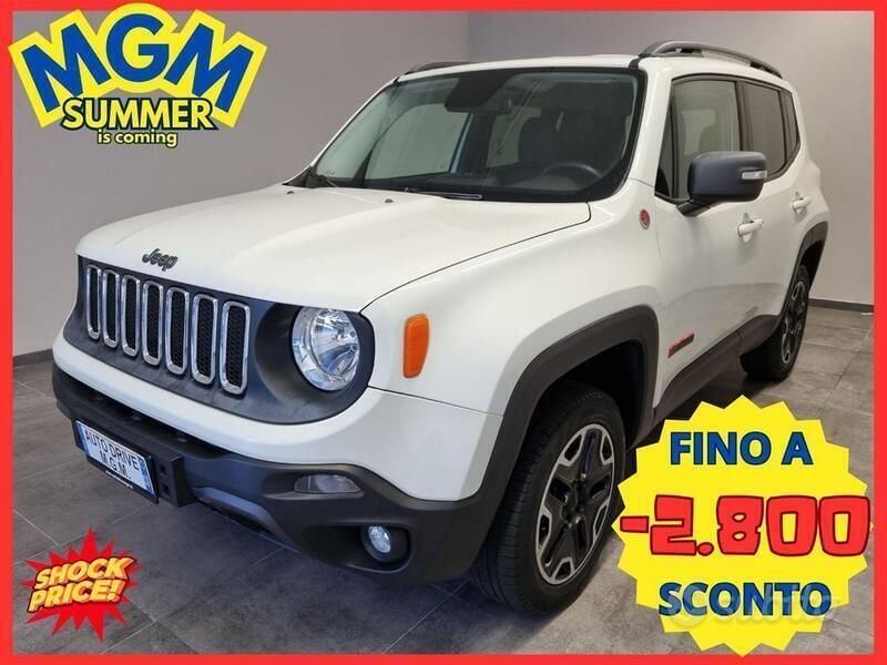 Bianco Usata 2015 Jeep Renegade Trailhawk SUV | 12.970 € (Ottimo prezzo) - Immagine 1/4