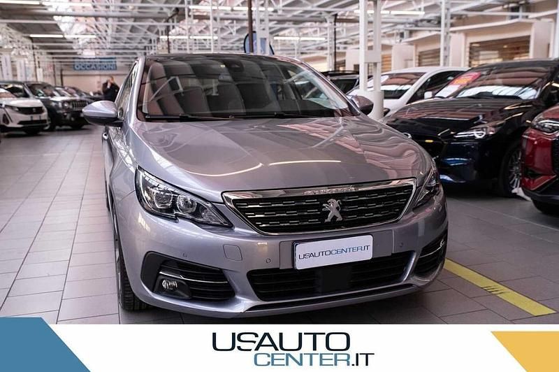 Usata Peugeot 308 Allure 131 CV (96 kW) 2018 Argento Berlina