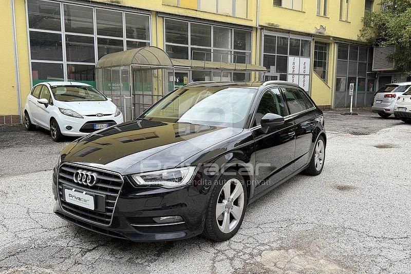 Nero Usata 2013 Audi A3 Sportback Ambition Due volumi | 9400 € - Immagine 1/4