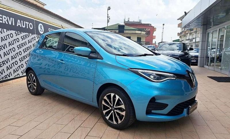 Usata Renault Zoe Intens 100 kW (136 CV) 2021 Blu Utilitaria