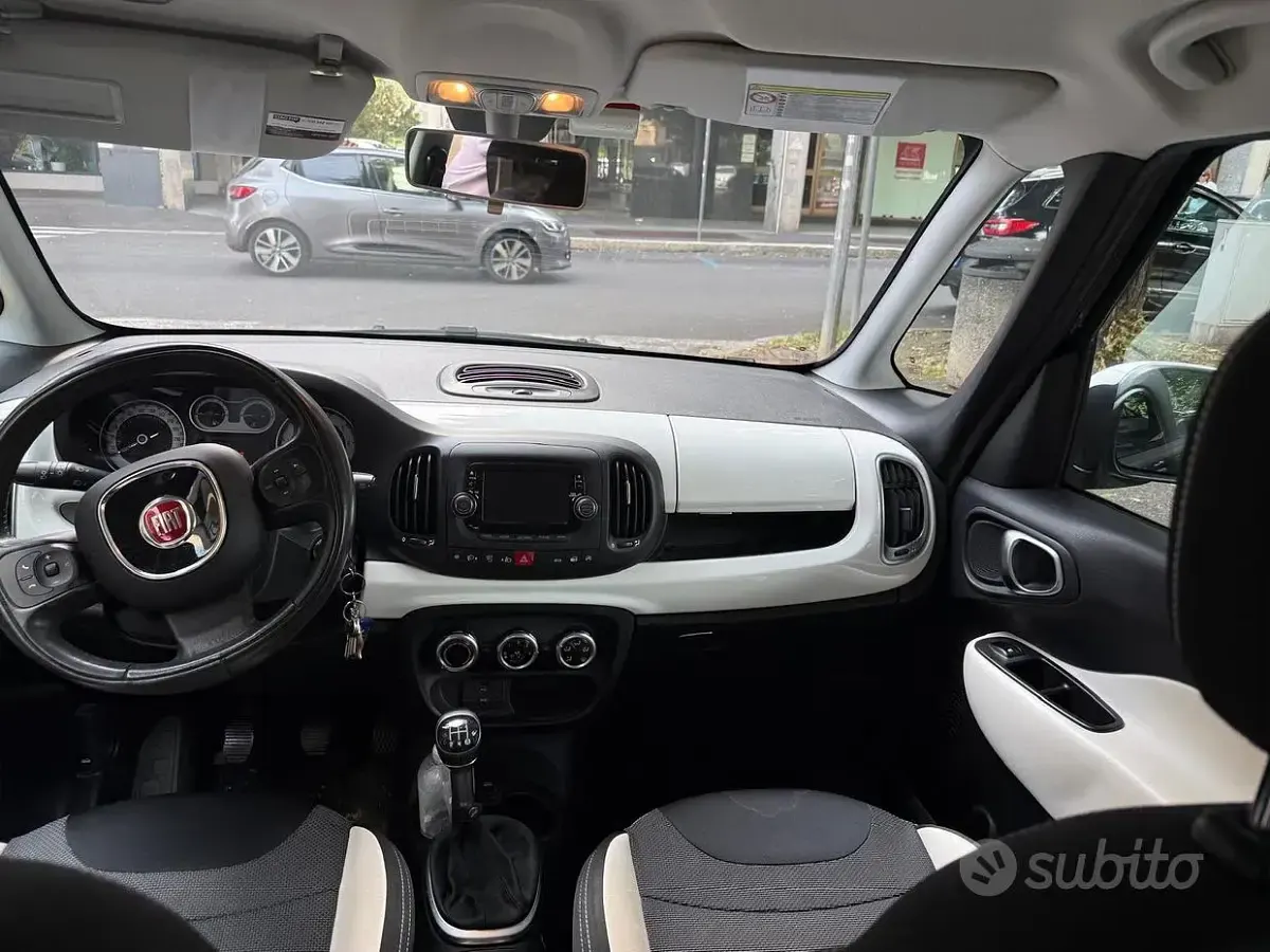 Usata Fiat 500L 95 CV (69 kW) 2015 Verde Monovolume