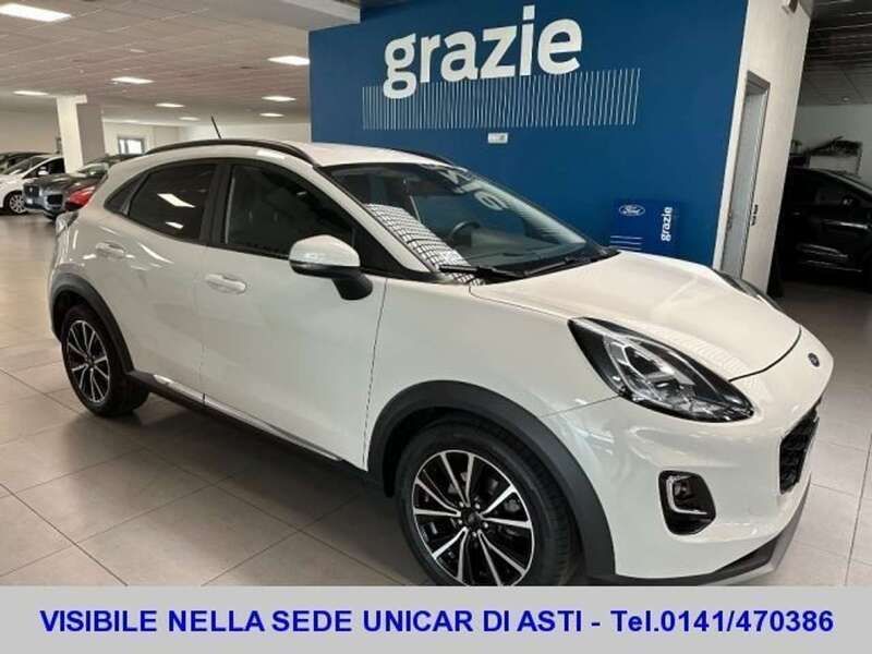 Usata Ford Puma Titanium 125 CV (91 kW) 2020 Platinum white perlato Coupé