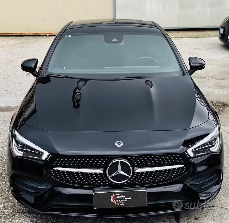 Usata Mercedes CLA220 Premium 190 CV (139 kW) 2021 Nero Berlina