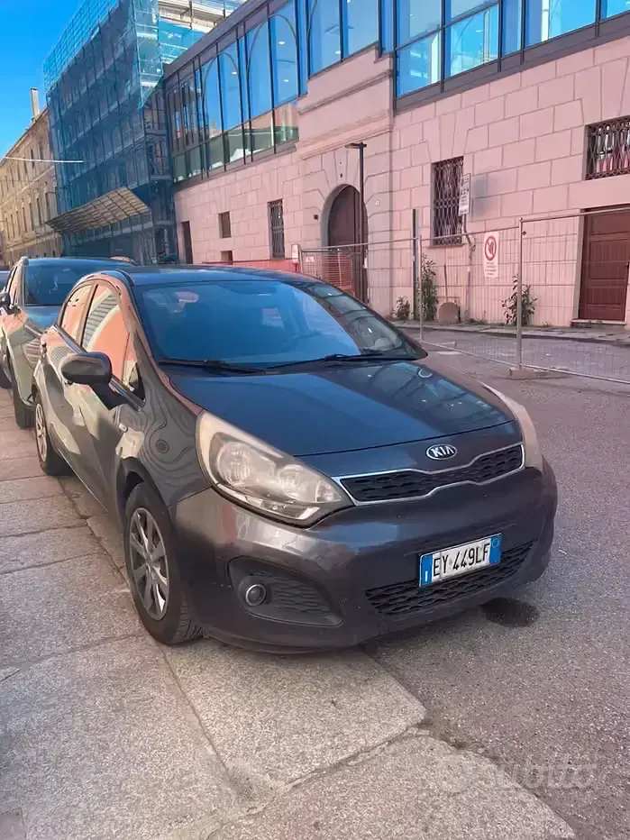Begagnad Kia Rio 85 HK (62 kW) 2015 Grå Sedan