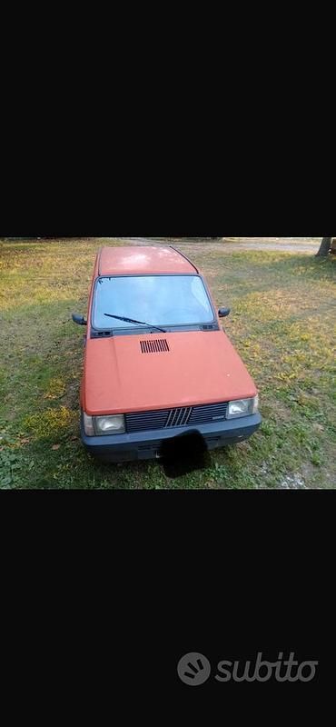 Usata Fiat Panda 1987 Rosso Utilitaria