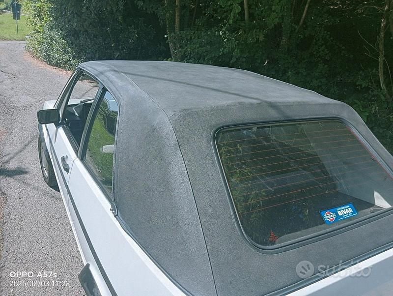 Usata VW Golf Cabriolet 1983 Bianco Cabrio