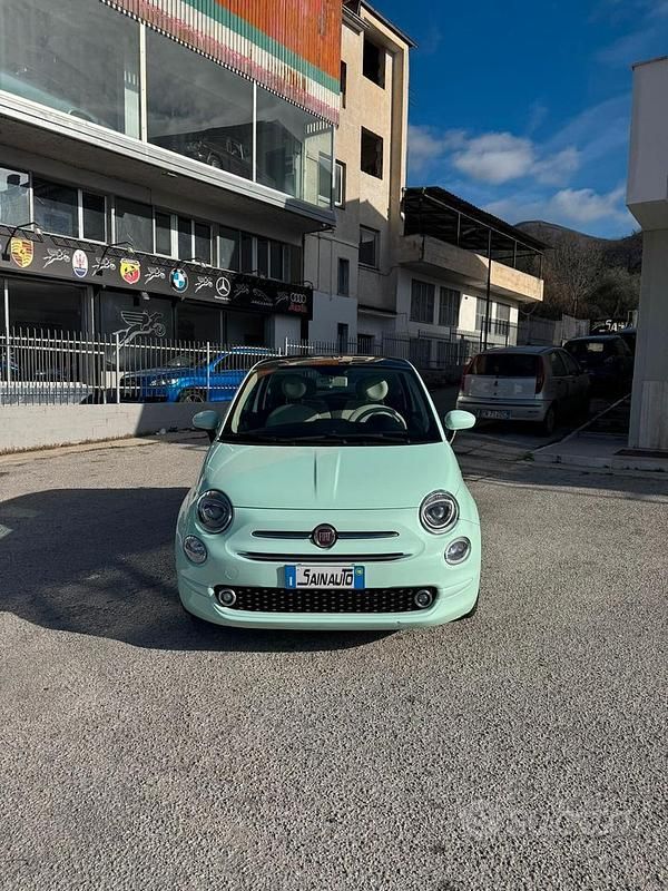 Usata Fiat 500 Collezione 69 CV (50 kW) 2018 Verde Berlina