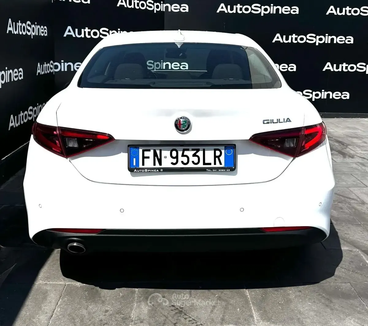 Usata Alfa Romeo Giulia 150 CV (110 kW) 2018 Bianco Berlina
