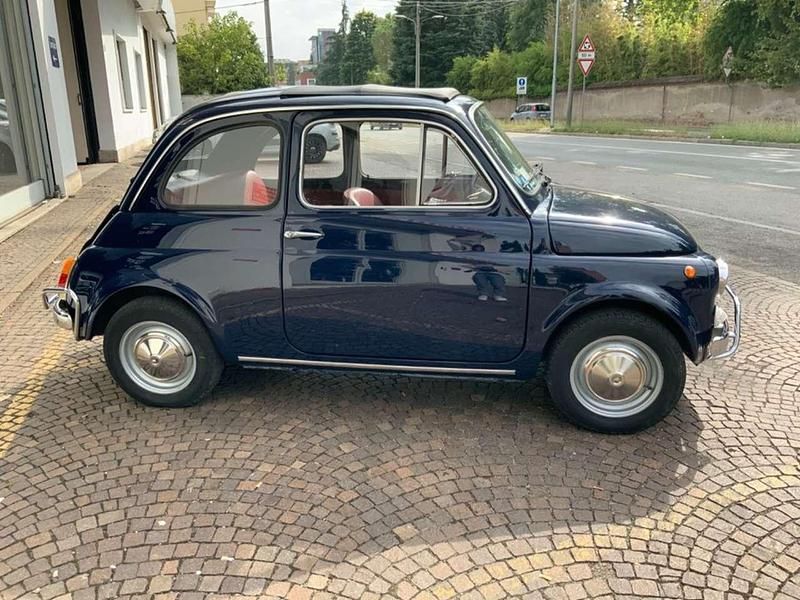 Usata Fiat 500C 18 CV (13 kW) 1970 Blu Cabrio