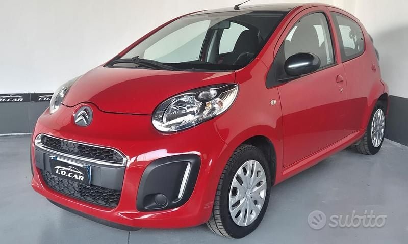 Usata Citroën C1 68 CV (50 kW) 2013 Rosso Utilitaria