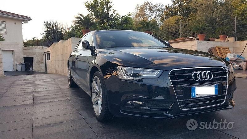 Usata Audi A5 177 CV (130 kW) 2013 Nero Berlina