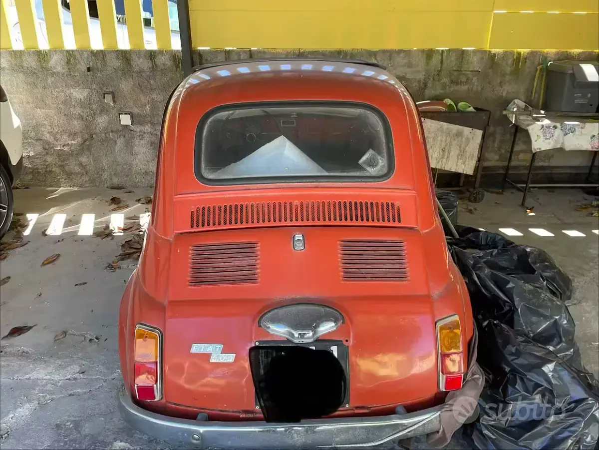 Usata Fiat 500 1970 Rosso Utilitaria