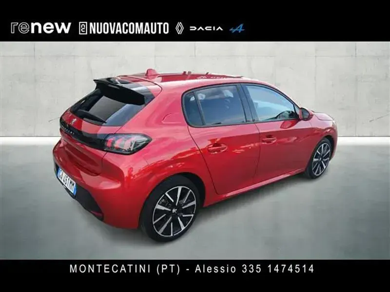 Usata Peugeot 208 Allure 75 CV (55 kW) 2020 Rosso Utilitaria