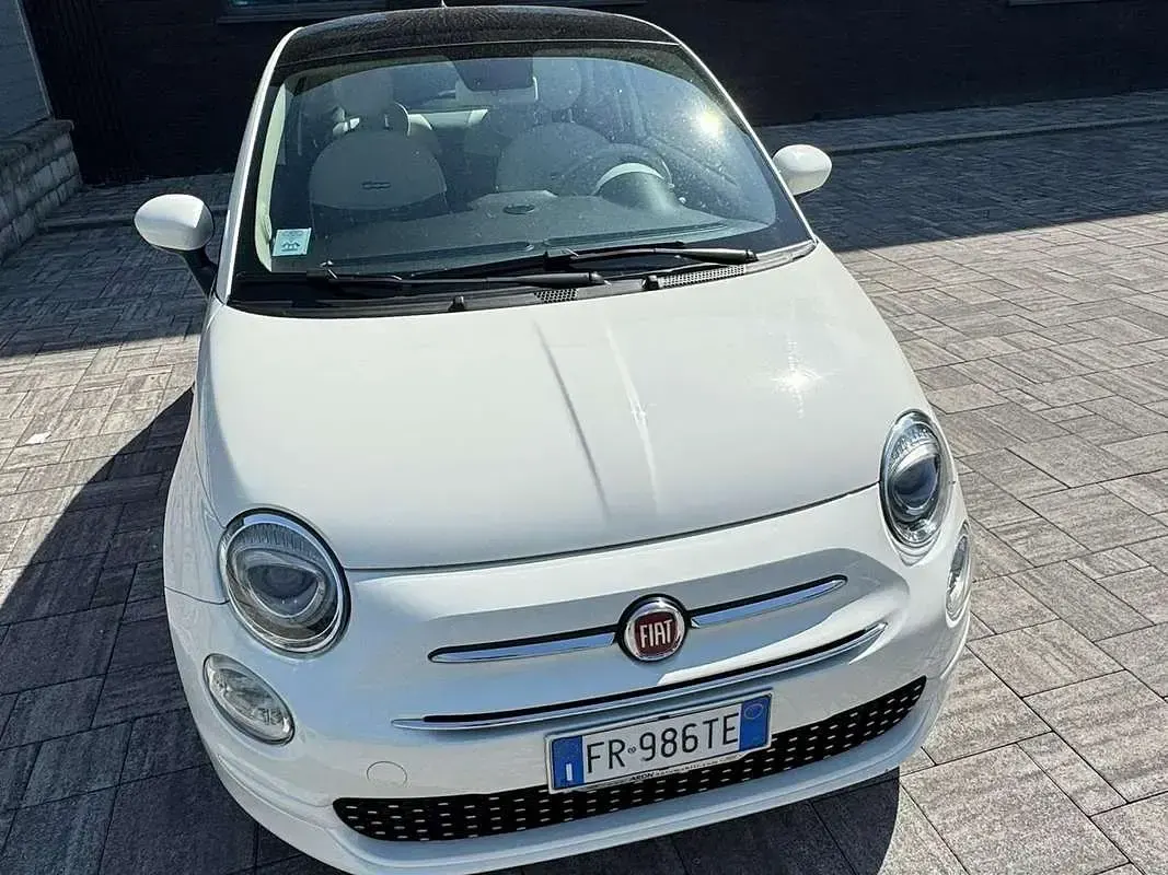 Usata Fiat 500C Lounge 69 CV (50 kW) 2018 Bianco Cabrio