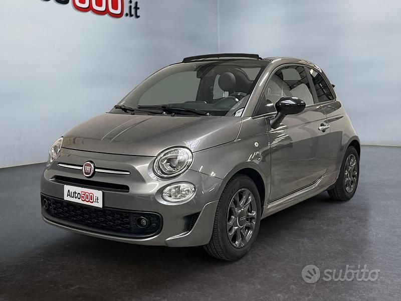 Usata Fiat 500C Connect 69 CV (50 kW) 2021 Grigio scuro Cabrio
