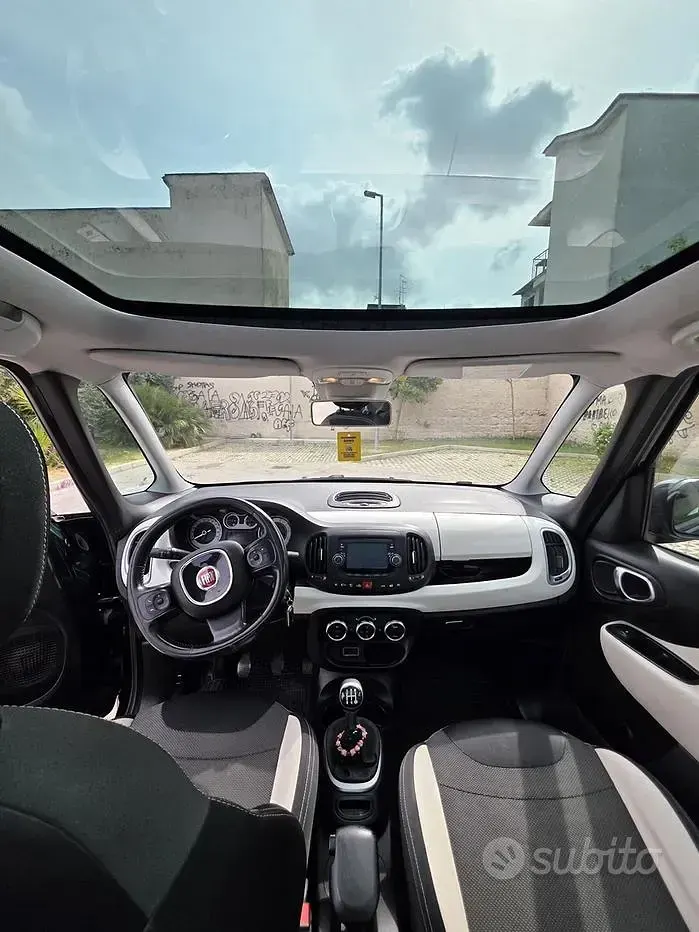 Usata Fiat 500L Trekking 95 CV (69 kW) 2016 Verde Monovolume