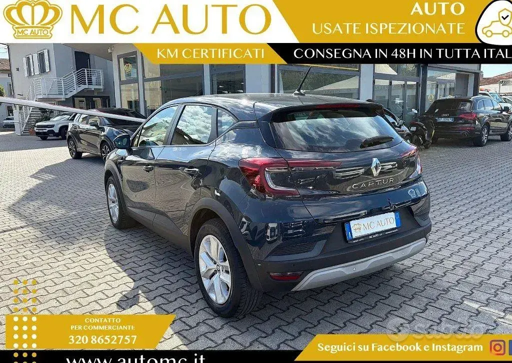 Usata Renault Captur Equilibre 101 CV (74 kW) 2022 Blu SUV