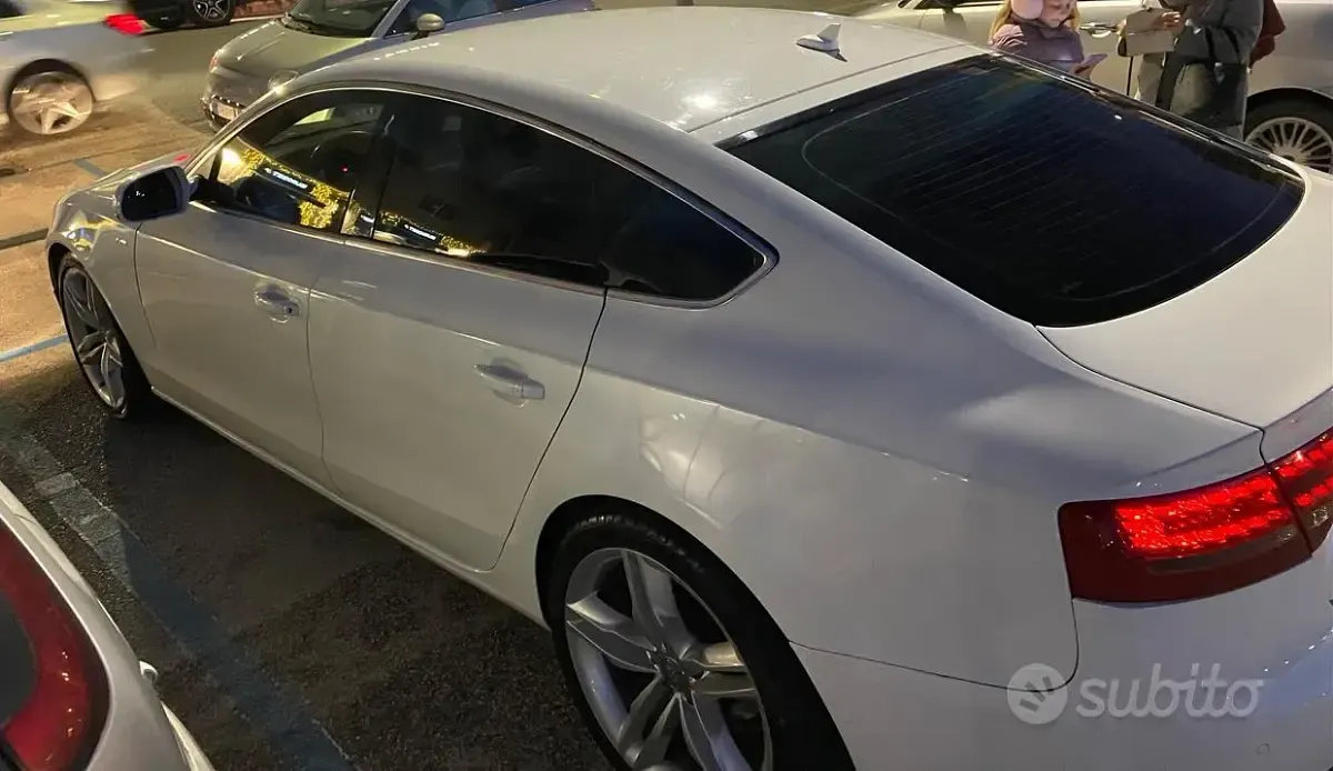 Usata Audi A5 177 CV (130 kW) 2010 Bianco Coupé