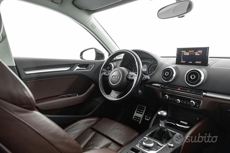 Usata Audi A3 Sportback 150 CV (110 kW) 2013 Nero Utilitaria
