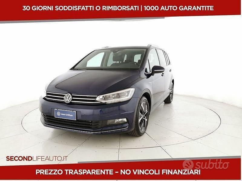 Usata VW Touran Executive 150 CV (110 kW) 2024 Blu Monovolume