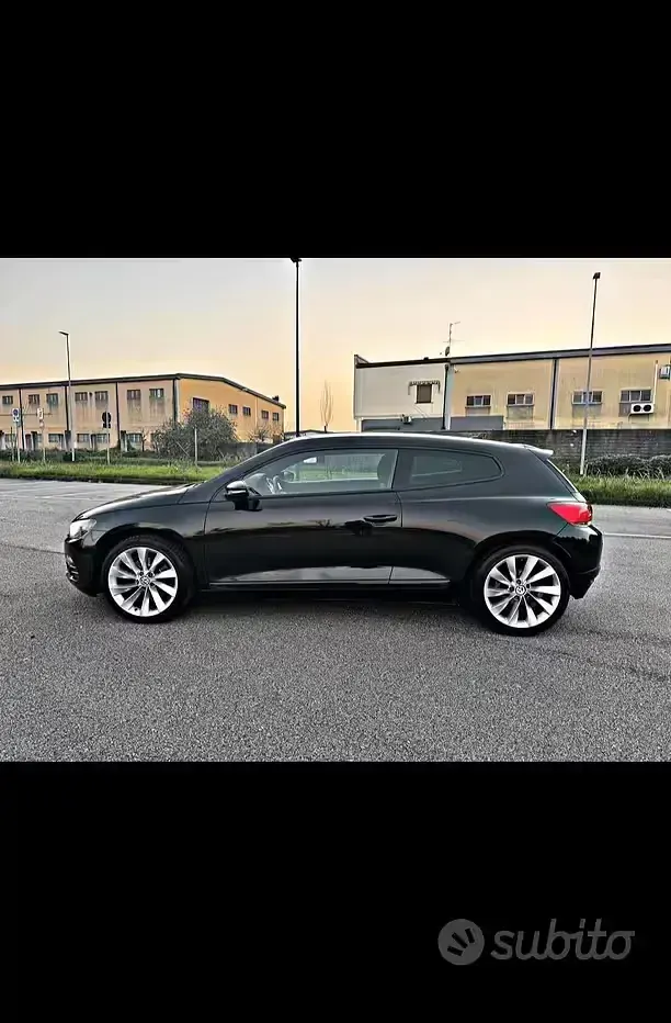Usata VW Scirocco 200 CV (147 kW) 2008 Nero