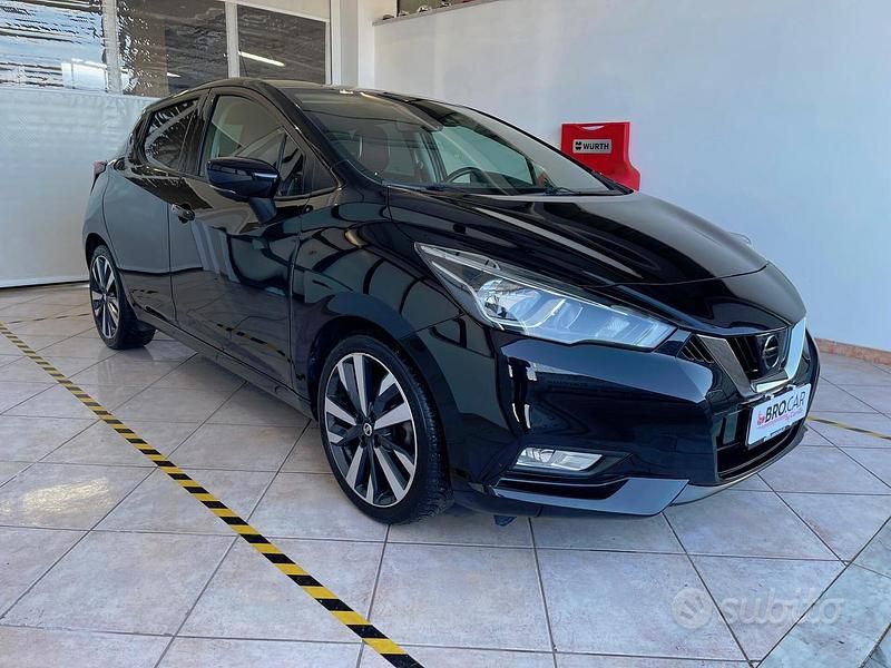 Usata Nissan Micra Tekna 89 CV (65 kW) 2018 Nero Utilitaria