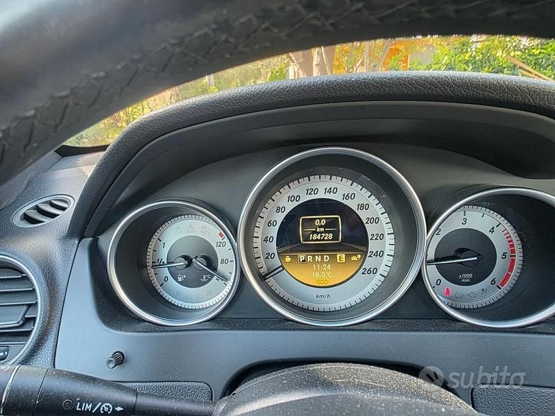 Usata Mercedes C220 170 CV (125 kW) 2012 Nero Coupé