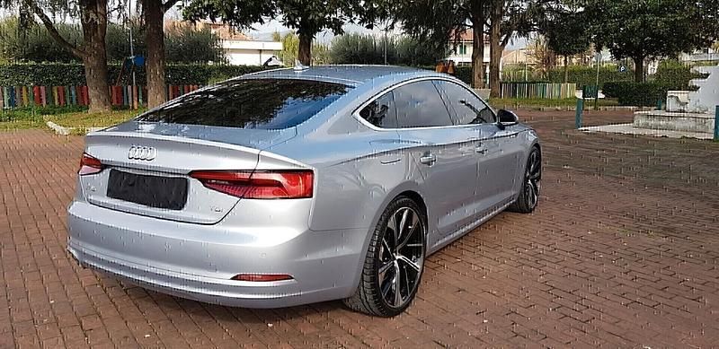 Usata Audi A5 190 CV (139 kW) 2017 Argento Coupé
