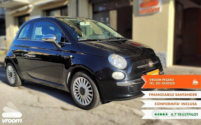 Usata Fiat 500 Lounge 69 CV (50 kW) 2012 Nero Utilitaria