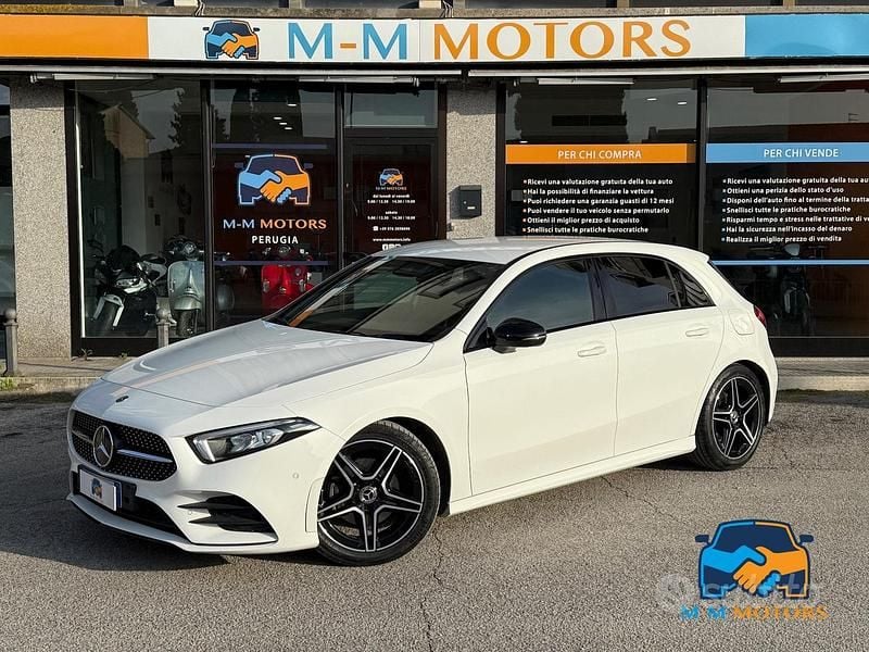 Usata Mercedes A200 Premium 150 CV (110 kW) 2019 Bianco Berlina