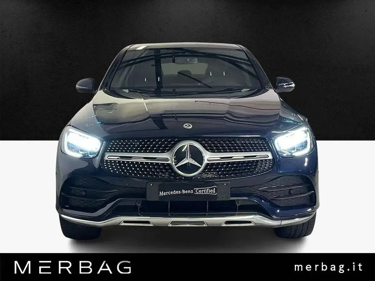 Usata Mercedes GLC300e Premium Plus 320 CV (235 kW) 2022 Blu SUV