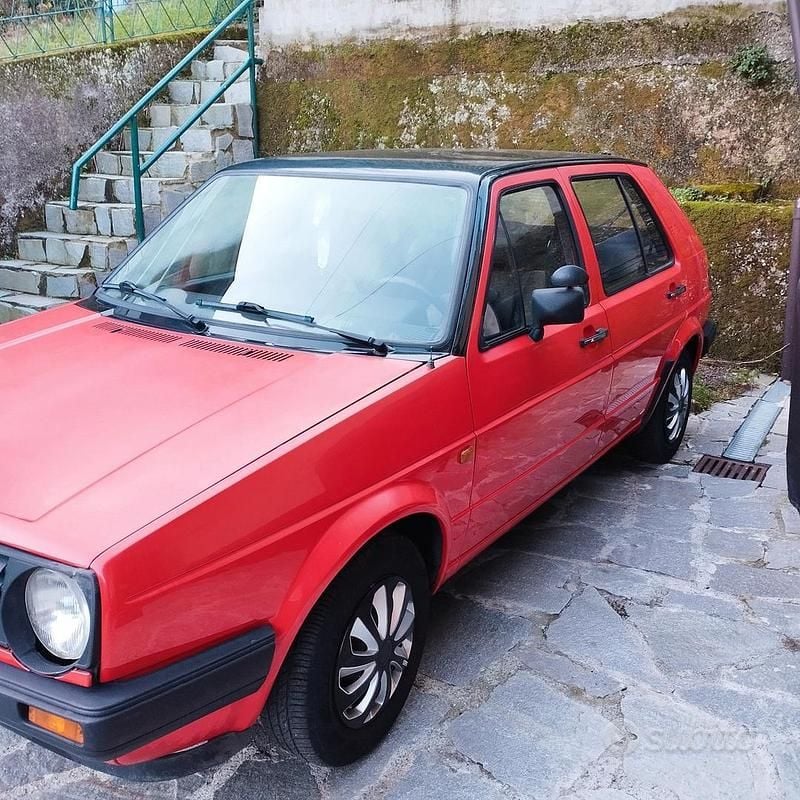Usata VW Golf II 1984 Rosso Utilitaria