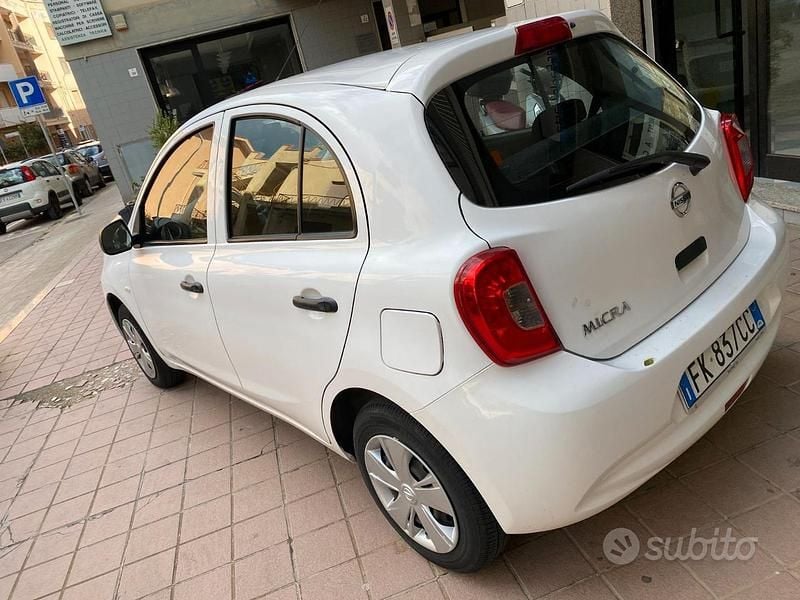 Bianco Usata 2017 Nissan Micra Tre volumi | 6850 € - Immagine 1/4