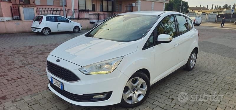 Usata Ford C-MAX 100 CV (73 kW) 2016 Bianco Monovolume