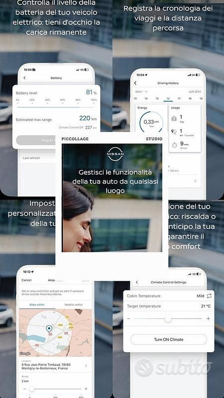 Usata Nissan Leaf N-Connecta 89 kW (122 CV) 2021 Utilitaria