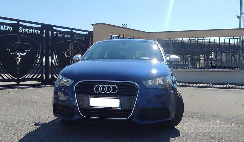 Usata Audi A1 Attraction 90 CV (66 kW) 2012 Blu Utilitaria