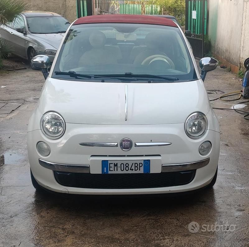 Bianco Usata 2012 Fiat 500 Cabrio | 4690 € (Super prezzo) - Immagine 1/4