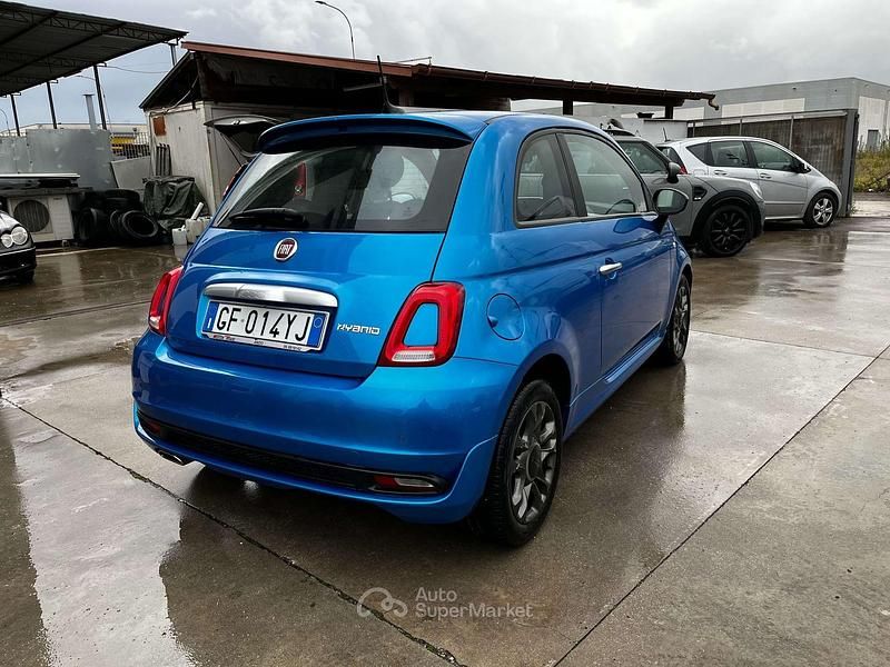 Usata Fiat 500 Sport 69 CV (50 kW) 2021 Blu Utilitaria