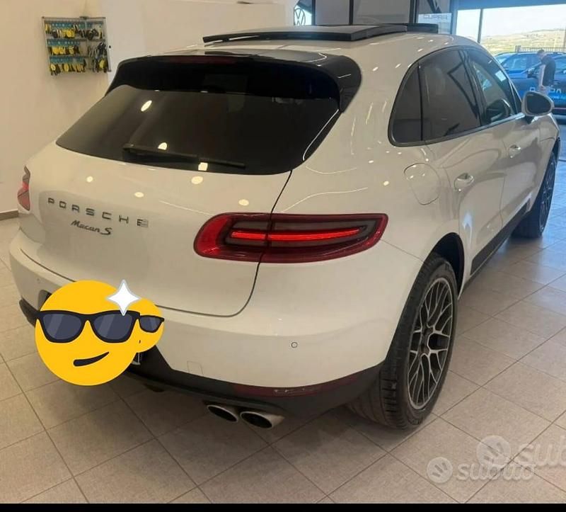 Usata Porsche Macan S 340 CV (250 kW) 2014 Bianco SUV