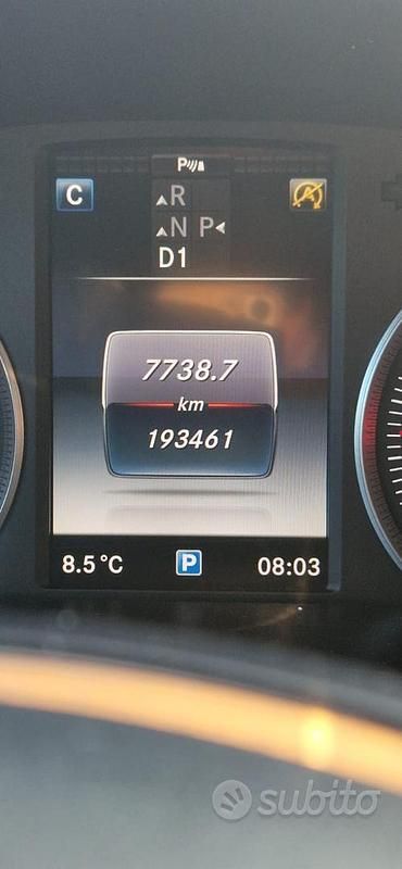 Usata Mercedes GLC220 170 CV (125 kW) 2015 Bianco Berlina