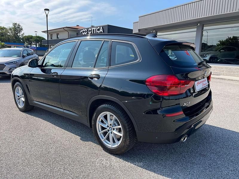 Usata BMW X3 Advantage 190 CV (139 kW) 2018 Nero SUV