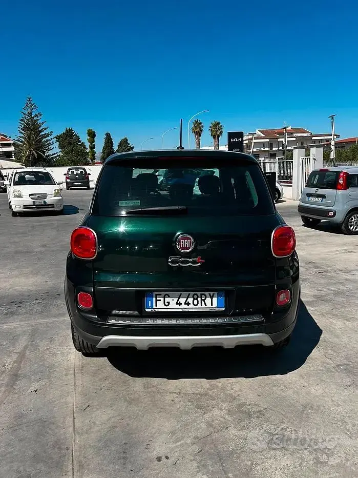 Usata Fiat 500L Trekking 95 CV (69 kW) 2017 Verde Monovolume