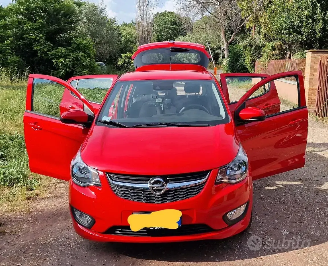 Usata Opel Karl 75 CV (55 kW) 2015 Rosso Utilitaria