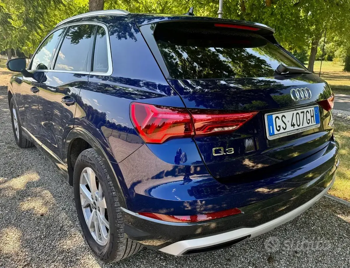Usata Audi Q3 S-Line 190 CV (139 kW) 2021 Blu SUV