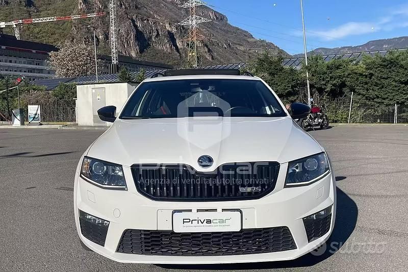 Usata Skoda Octavia RS 220 CV (161 kW) 2016 Bianco Utilitaria