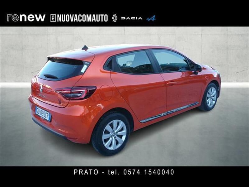 Usata Renault Clio V SE 75 CV (55 kW) 2021 Arancione Utilitaria