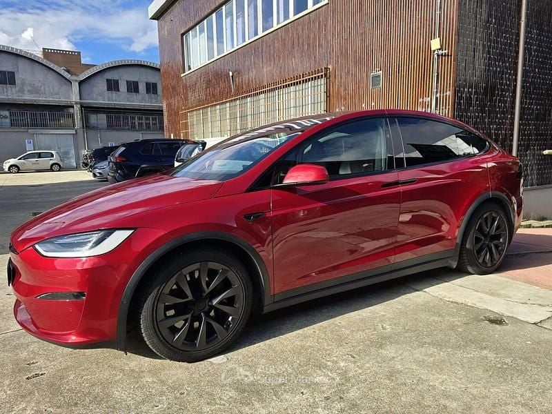 Usata Tesla Model X Plaid 759 kW (1033 CV) 2022 Rosso SUV
