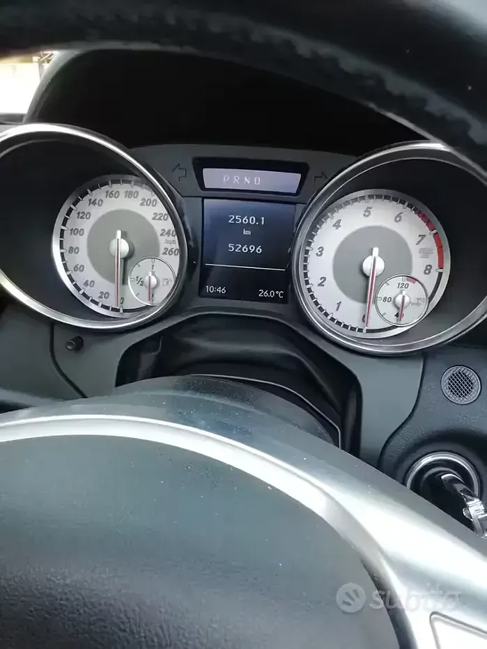 Usata Mercedes SLK200 184 CV (135 kW) 2012 Bianco Cabrio
